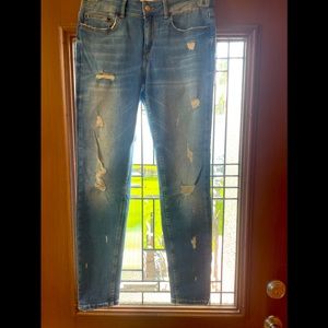 Zara Woman Distressed Jeans